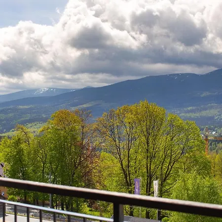 Panorama Z Widokiem Na Góry